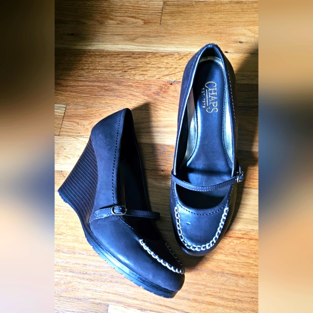 Chaps Brown Wedge